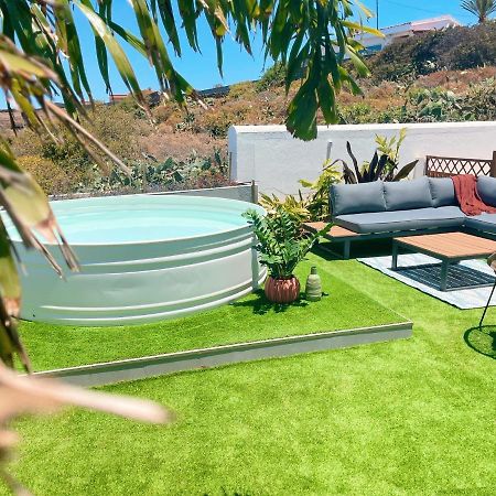 Casa Con Piscina Y Jardin Con Vistas Al Mar Villa Puerto de la Madera Eksteriør bilde