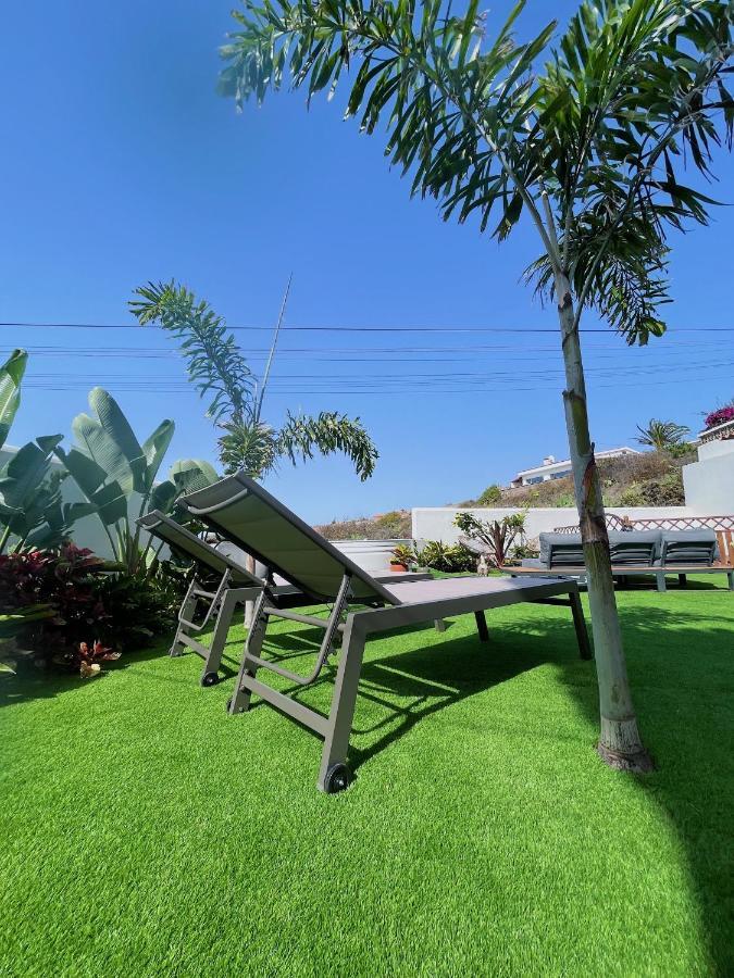 Casa Con Piscina Y Jardin Con Vistas Al Mar Villa Puerto de la Madera Eksteriør bilde